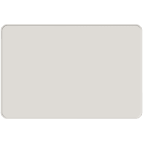 Lintex FRAME Glastavla, SILK-GLASS®, 1500 × 1000 × 50 mm, Soft