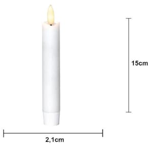 Antikljus STAR T LED Flamme 15cm 2/fp