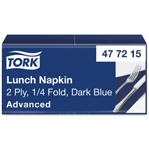Servett TORK Lunch 2-lags mörkblå 200/fp