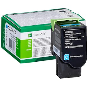Lasertoner Lexmark Return, cyan