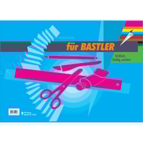 Bastelmappe PVP Buntpapier, sortiert