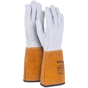 Schutzhandschuhe Donau, Größe 11/XXL, 1 Paar, weiß/gold