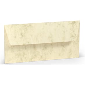 Briefumschlag Rössler Paperado, DL, Seidenfutter, chamois Marmora