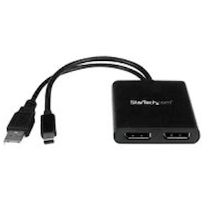 StarTech.com 2-ports multi-bildskärmsadapter - Mini DisplayPort