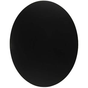 Tavleetiketter Securit oval, sort, 6 stk