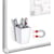 Pennenbakje CEP Gloss, magnetisch, wit