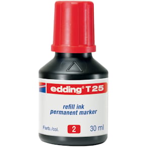 Nachfülltinte edding, 25 ml, rot