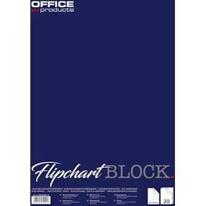 Flip-overblok Office Products, 58,5 x 81 cm, geruit, 20 vel