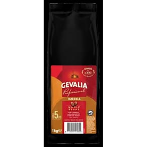 Kaffe GEVALIA Mocca Hela bönor 1kg 8/krt