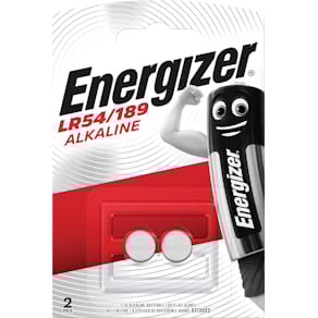 Knoopcel Energizer LR54/189, blister van 2 stuks