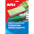 Etiketten Apli, transparant, A4, 210 x 297 mm, 10 stuks