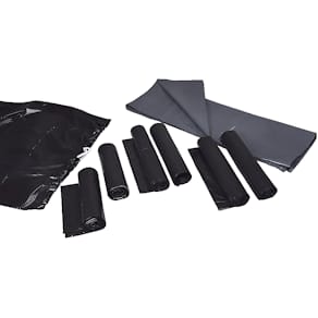 Affaldssække 150 L, 70 µm LDPE grå 880x1100 mm, 100 stk