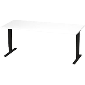 Bord höj/sänk Pro 1800x800 vit/svart