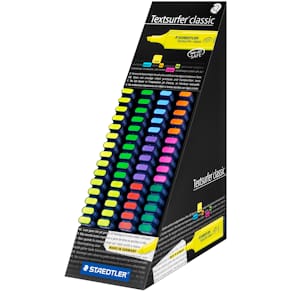 Tekstmarker STAEDTLER 364 skrå spids, assorteret, 60 stk