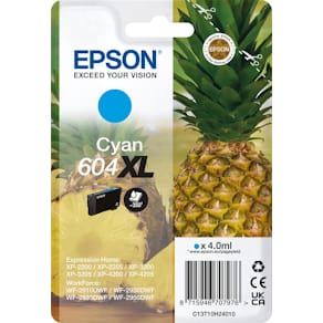 Inktcartridge Epson 604 XL, 350 pagina's, OEM C13T10H24010, cyaan