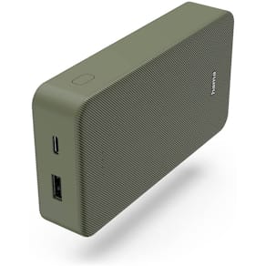 Powerbank 20000mAh USB-C+A Grön