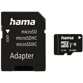 Minneskort HAMA Micro SDHC 16GB CL10