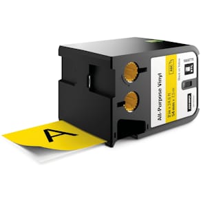 Tape DYMO XTL 54mm svart på gul