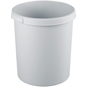 Papierkorb HAN KLASSIK, 30 Liter, lichtgrau, Kunststoff