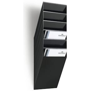 Blankettfack Durable Flexiboxx Svart, A4S, 6 fack