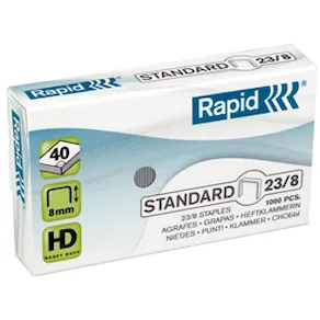 Häftklammer RAPID Standard 23/8 1000/fp