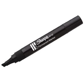 Sharpie W10 permanent märkpenna Snedskuren spets Svart