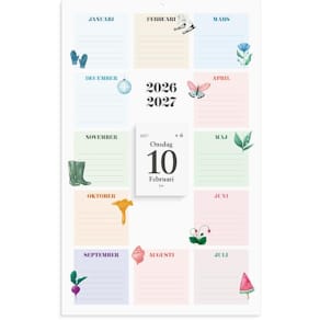 Väggkalender Klassens almanacka 26/27