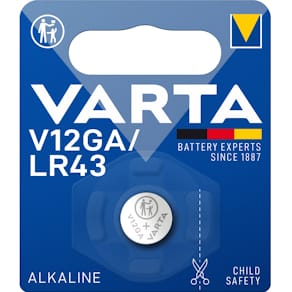 Knopfzellen-Batterie VARTA V12GA, 1 St.