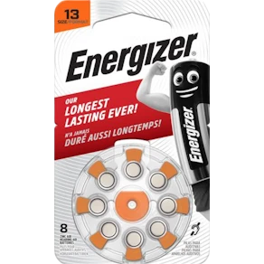 Batteri Energizer Hörsel 13 Orange, 8/fp