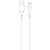 Laddkabel MicroUSB till USB-A 1 m vit