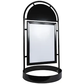 Gatuställ Gotic 70x100 rundfot svart