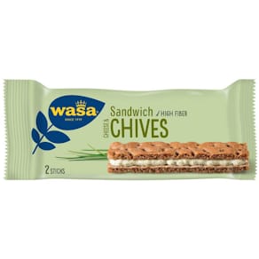 Knäckebröd Wasa Gräslök Ost, 37g, 24st