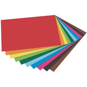 Tonpapier Folia, A4, 10 Farben sortiert, 130 g/m²