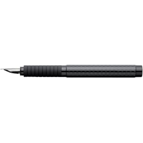 Füller Faber-Castell Basic Black Carbon, B (breit), schwarz