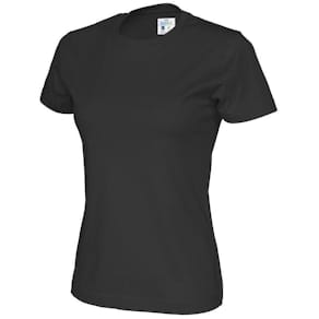 T-shirt COTTOVER dam GOTS svart 4XL