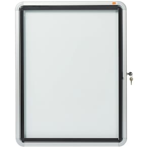 Glasskåp NOBO utomhusbruk magnetisk 4xA4