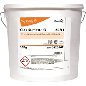 Tvättmedel Clax Sumetta free, hink, 10kg