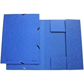 Gummizugmappe DONAU, A4, blau