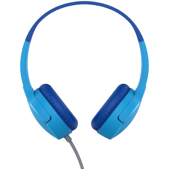 SOUNDFORM Mini Wired On-Ear Headphones for Kids, Blue