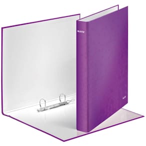 Ringbuch Leitz WOW+, A4+, violett metallic