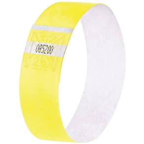 Eintrittskontrollband Sigel Super Soft, 120 St., fluor-gelb
