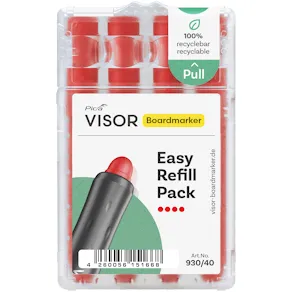 WB Marker refill Pica Visor Easy red (4)