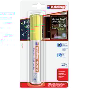 Kreidemarker edding Windowmarker, 1 St., neongelb
