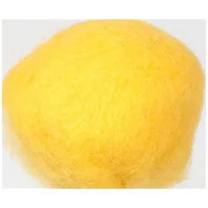 Kardad ull 250g gul