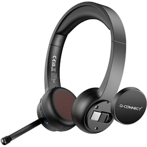 Draadloze hoofdtelefoon Q-CONNECT, zwart