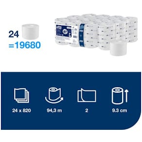 Toalettpapper TORK Adv T7 2-lag 24/krt