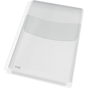 Showtas Leitz harmonica met flap, A4, 11-gaats, transparant, pak 