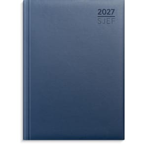 Sjefskalender GRIEG A5 imitert 2027 blå