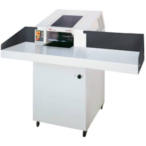 Aktenvernichter HSM FA 400.2, Partikelschnitt 3,9x40, lichtgrau