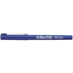 Fineliner Artline 220 SF 0.2 blå